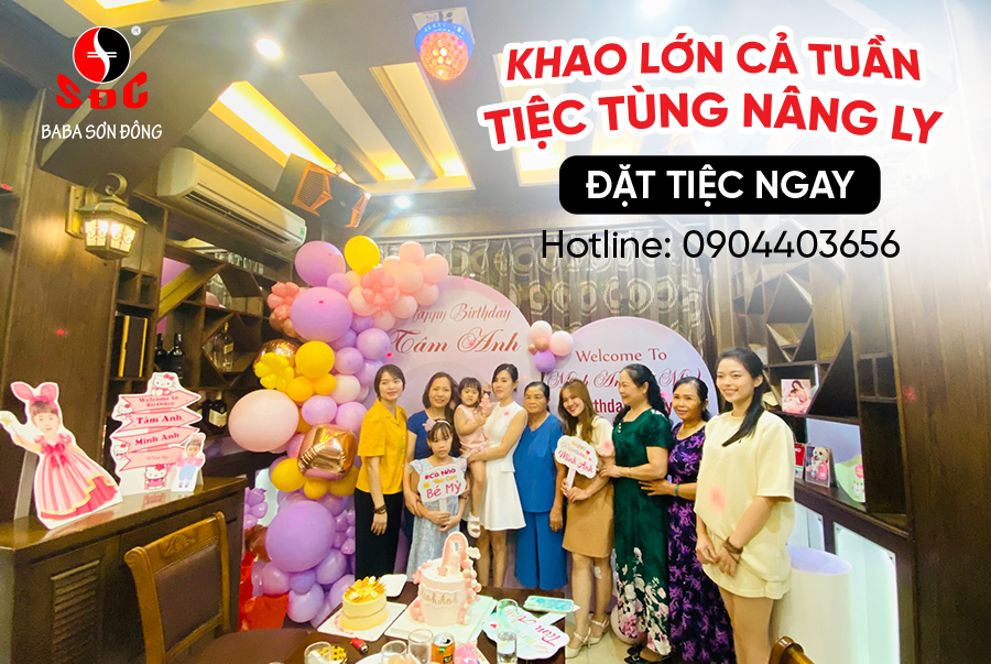 Đặt tiệc sinh nhật Hà Nội