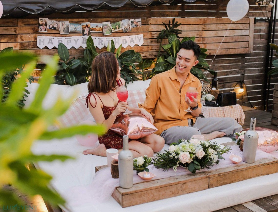 Địa điểm tổ chức sinh nhật cho người yêu lãng mạn, riêng tư, đáng nhớ