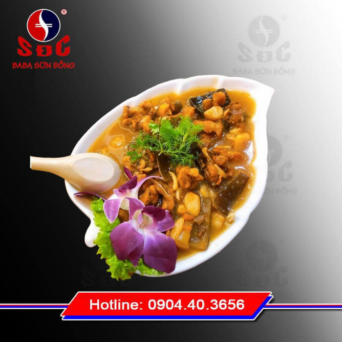 Món ăn ba ba hồng xíu