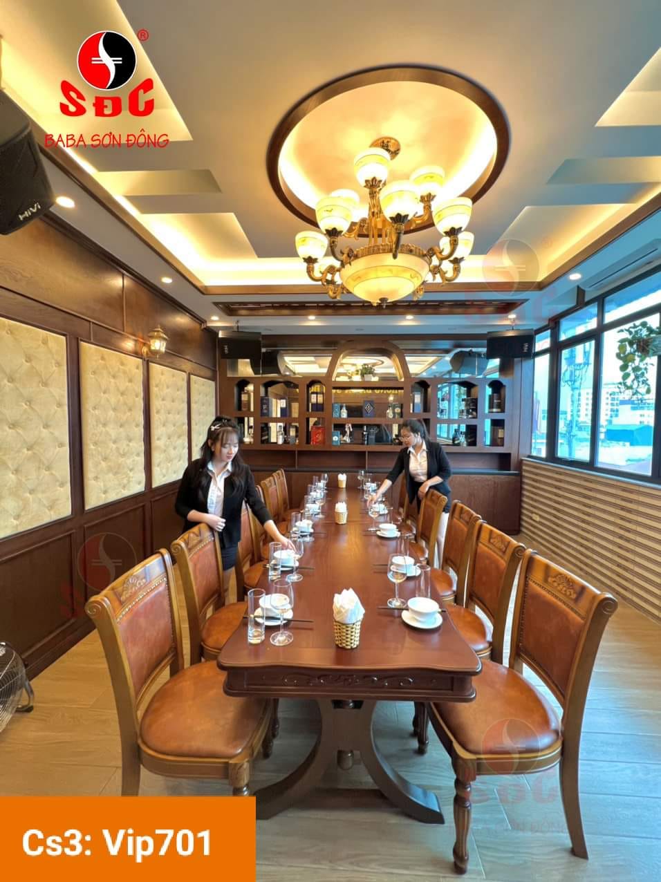 Nhà hàng có phòng riêng tổ chức sinh nhật