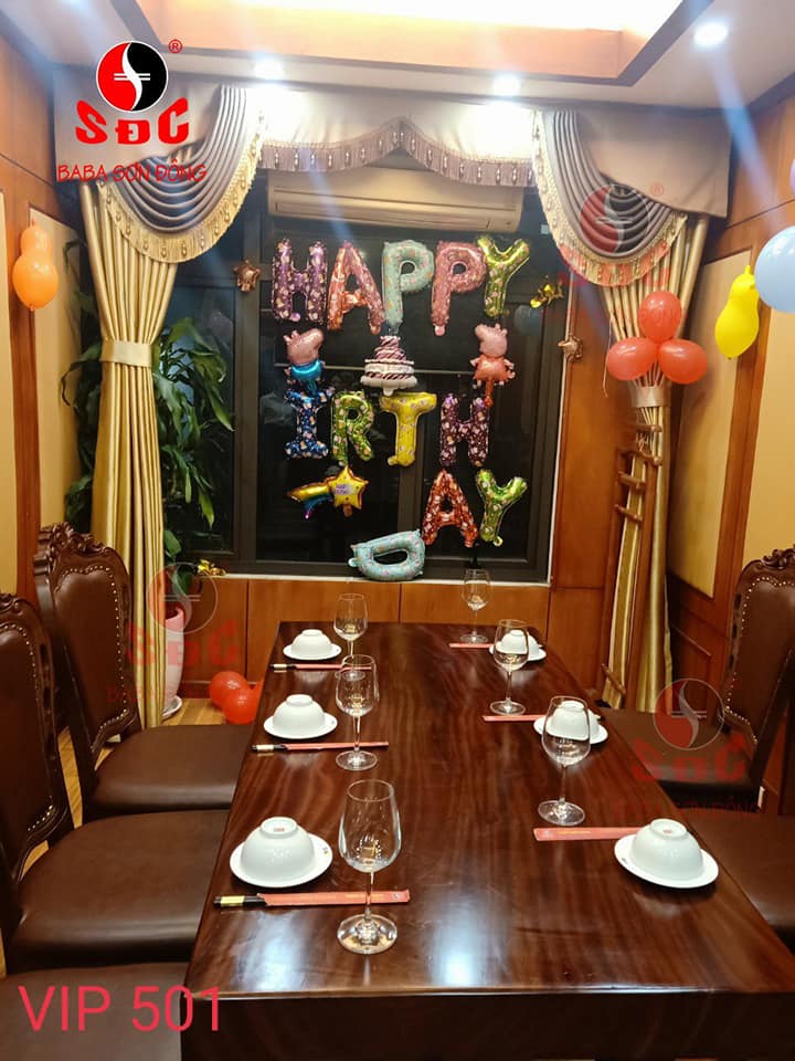 Địa điểm tổ chức sinh nhật hà nội