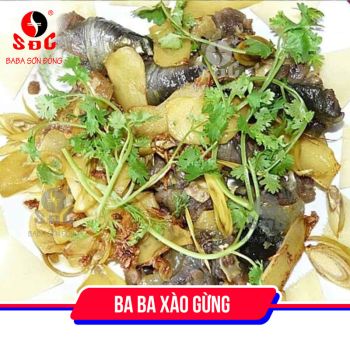 Ba Ba xào gừng