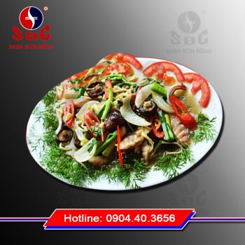 CÁ CHÉP XÀO NẤM TƯƠI