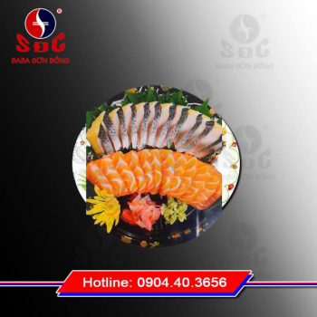 Gỏi cá hồi sashimi