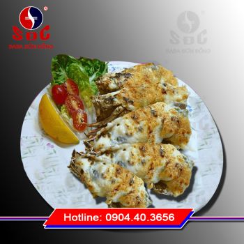 TÔM MŨ NI CHIÊN BƠ